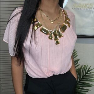 🍂Women’s Pink Spirited Randolph Duke Blouse🍂